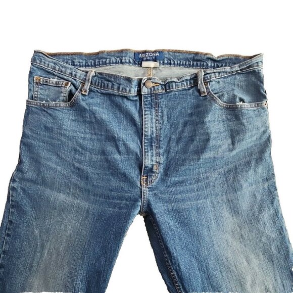 Arizona Jean Co Jeans Men's Size 42x30 Athletic Fit Flex Med Wash F08639 - Picture 5 of 16